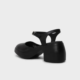 Thumbnail Giày Cao Gót Nữ KUMOO Annie Heel GCG-KUMO-020-A Màu Đen Dáng MaryJane Trẻ Trung Đế Vuông 7cm 3