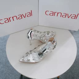 Thumbnail Giày Cao Gót Nữ Mika Đính Đá Carnaval Gót Nhọn 9cm, Mũi Nhọn Siêu Sang Trọng - VS84 3