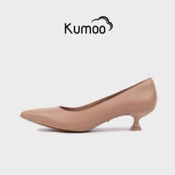 Thumbnail Giày Cao Gót Nữ Mũi Nhọn Màu Nâu KUMOO GCG-KUMO-021-B Chất Da Nappa Đẳng Cấp Cho Các Nàng Công Sở 1