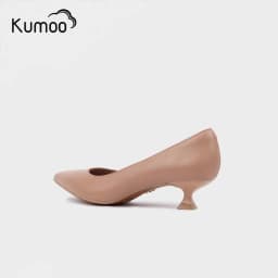 Thumbnail Giày Cao Gót Nữ Mũi Nhọn Màu Nâu KUMOO GCG-KUMO-021-B Chất Da Nappa Đẳng Cấp Cho Các Nàng Công Sở 3