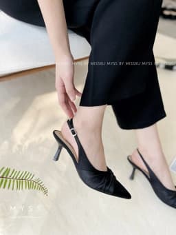 Thumbnail Giày cao gót nữ MYSS mũi nhọn 5 cm xoắn quai sau thời trang - CG170 1