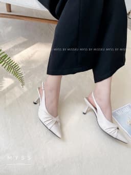 Thumbnail Giày cao gót nữ MYSS mũi nhọn 5 cm xoắn quai sau thời trang - CG170 2