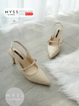 Thumbnail Giày cao gót nữ MYSS mũi nhọn khóa cài ngang 9cm thời trang - CG203 1