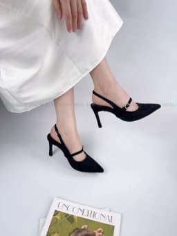 Thumbnail Giày cao gót nữ MYSS mũi nhọn khóa cài ngang 9cm thời trang - CG203 2