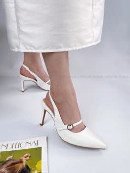 Thumbnail Giày cao gót nữ MYSS mũi nhọn khóa cài ngang 9cm thời trang - CG203 3