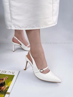 Thumbnail Giày cao gót nữ MYSS mũi nhọn khóa cài ngang 9cm thời trang - CG203 4