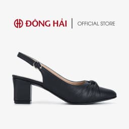 Thumbnail Giày Cao Gót Nữ Đông Hải Slingback Nơ Xoắn Gót Vuông 6cm - G5720 2