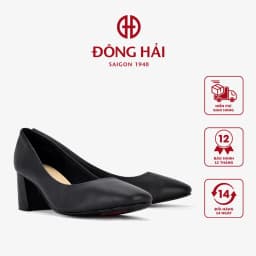 Thumbnail Giày cao gót Đông Hải chất liệu da bò cao cấp gót vuông 5cm thanh lịch - G5708 1