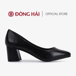 Thumbnail Giày cao gót Đông Hải chất liệu microfiber thiết kế mũi nhọn gót vuông 5cm - G5712 2