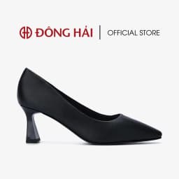 Thumbnail Giày cao gót Đông Hải mũi nhọn phối gót cách điệu 7cm - G81M5 3