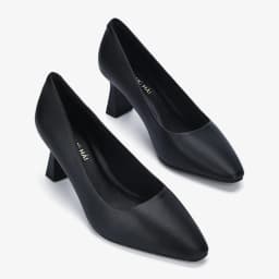 Thumbnail Giày cao gót Đông Hải mũi nhọn phối gót cách điệu 7cm - G81M5 4