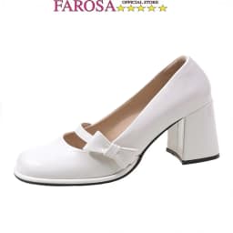Thumbnail Giày cao gót thời trang nữ FAROSA guốc cao gót 7cm phối nơ điệu đà cực xinh -TH112 1