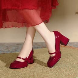 Thumbnail Giày cao gót thời trang nữ FAROSA guốc cao gót 7cm phối nơ điệu đà cực xinh -TH112 3