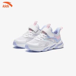 Thumbnail Giày Chạy Thể Thao Bé Gái Lưới Thoáng Khí Size 28-32 Anta Kids Red Flame 3224B9908 2