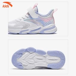 Thumbnail Giày Chạy Thể Thao Bé Gái Lưới Thoáng Khí Size 28-32 Anta Kids Red Flame 3224B9908 4