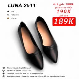 Thumbnail Giầy đế xuồng nữ 5p LUNASHOES 2511 mũi nhọn êm mềm cao cấp phối đồ đẹp thanh lịch sang chảnh 3
