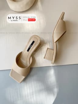 Thumbnail Giày guốc nữ MYSS bản ngang 4 cm thời trang - SU193 2