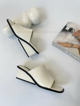 Thumbnail Giày guốc sục nữ MYSS bản ngang gót giọt nước 6cm cao cấp - SU194 3