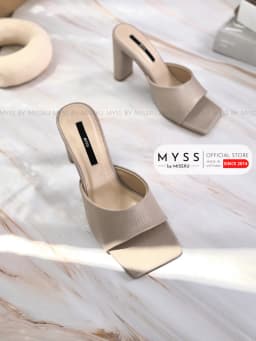 Thumbnail Giày guốc sục nữ MYSS mũi vuông gót dẹp 9cm thời trang - SU73 1
