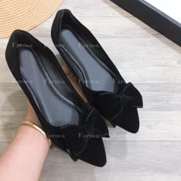 Thumbnail Giày hài bệt búp bê thời trang FAROSA phối nơ may nơ cánh én cực xinh 4
