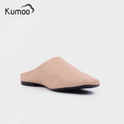 Thumbnail Giày Hở Gót Nữ KUMO ML-KUMO-002, Giày Mules Nữ Da Thật Màu Kem Đế Bệt Thoải Mái Sải Bước Mỗi Ngày 3
