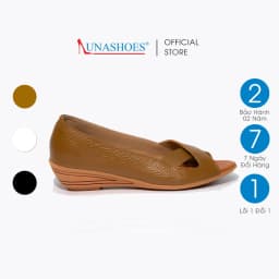 Thumbnail Giày hở mũi nữ LUNASHOES 22503 da bò mềm phù hợp đi lại nhiều rất êm chân 2