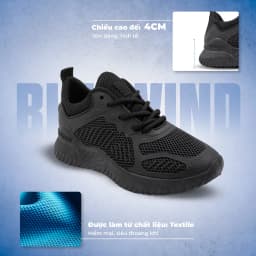 Thumbnail Giày Đi Học Nữ BLUEWIND Conpavo Dáng Hàn Quốc Đế Cao Su Mềm Mại 68406 3