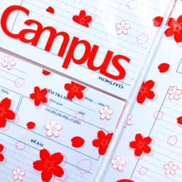 Thumbnail Giấy Kiểm Tra Kẻ Ngang Có Chấm Campus Rain Of Sakura 30 Tờ Khổ B5 1