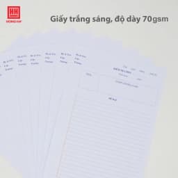 Thumbnail Giấy kiểm tra kẻ ngang Hồng Hà - 4933 2