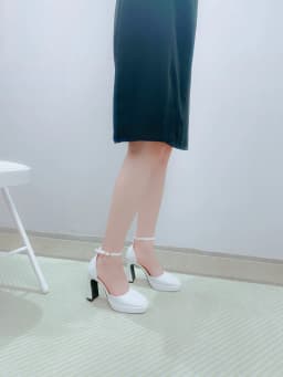 Thumbnail Giày Mary Jane Cao Gót Nữ Đế Vuông Bít Mũi 9 Phân Da Thật, Guốc Nữ Đế Đúp Mũi Vuông Bít Hậu 9cm NUDDO N968 4