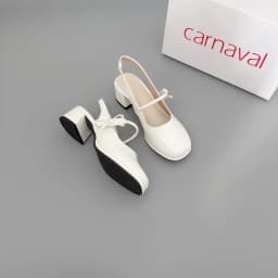 Thumbnail Giày Mary Jane Nữ Da Bóng Carnaval Gót Vuông Cao 5cm Phong Cách Tiểu Thư - VS116 4