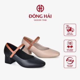 Thumbnail Giày Mary Jane Đông Hải Quai Phối Màu Gót Vuông 6Cm Tiểu Thư - G81Q9 1