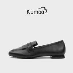 Thumbnail Giày Moca Nữ Kumoo MC-KUMO-001-A Màu Đen Da Thật Nappa Cao Cấp Phong Cách Lịch Sự, Trẻ Trung 1