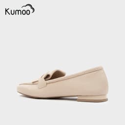 Thumbnail Giày Moca Nữ Kumoo MC-KUMO-001-B Màu Be Da Thật Nappa Cao Cấp Phong Cách Lịch Sự, Trẻ Trung 2