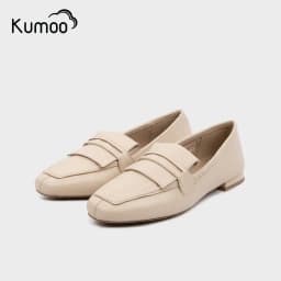 Thumbnail Giày Moca Nữ Kumoo MC-KUMO-001-B Màu Be Da Thật Nappa Cao Cấp Phong Cách Lịch Sự, Trẻ Trung 3