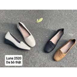 Thumbnail Giày mũi vuông LUNASHOES 2520 đế xuồng 3p chất da bò mềm êm chân mũi vuỗng dễ đi 2