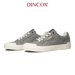 Thumbnail Giày Nam Sneaker Vải Canvas Đế Bằng DC30 Light Grey Dincox Shoes 4