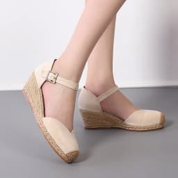 Thumbnail Giày Nữ Đế Xuồng Bọc Cói Da Lộn Sang Trọng Siêu Êm Nhẹ Tôn Dáng 5Cm Phù Hợp Đi Học Đi Làm Đi Chơi 3