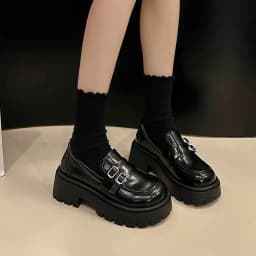 Thumbnail Giày Oxford nữ FAROSA - H70  giày nữ cổ thấp da trơn cao cấp đế 5cm mẫu mới cực hót 3