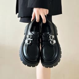 Thumbnail Giày Oxford nữ FAROSA - H70  giày nữ cổ thấp da trơn cao cấp đế 5cm mẫu mới cực hót 4