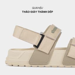 Thumbnail Giày Platy Nam Nữ SHONDO Êm, Thời Trang Thích Hợp Đi Học, Đi Chơi Be Phối Rêu PLA2545 4