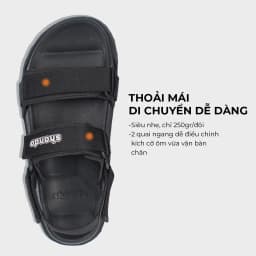 Thumbnail Giày Platy Nam Nữ SHONDO Thời Trang, Mềm Êm Ái, Thích Hợp Đi Học, Đi Chơi Màu Đen PLA1112 2