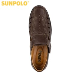 Thumbnail Giày rọ nam Da bò SUNPOLO thoáng khí chống hôi chân STA681 3
