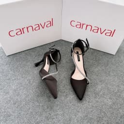 Thumbnail Giày sandal cao gót mũi nhọn Carnaval cao 7 phân đính xoàn đá siêu sang - VS18 4