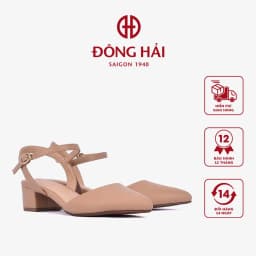 Thumbnail Giày Sandal cao gót Nữ Đông Hải gót vuông 4cm mũi nhọn thanh lịch - S81D4 1