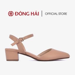 Thumbnail Giày Sandal cao gót Nữ Đông Hải gót vuông 4cm mũi nhọn thanh lịch - S81D4 2