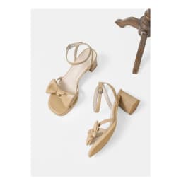Thumbnail Giày Sandal Cao Gót Nữ Thời Trang Thanh lịch Cho Nàng, Da Mềm Gót Vuông Cao 5cm 4