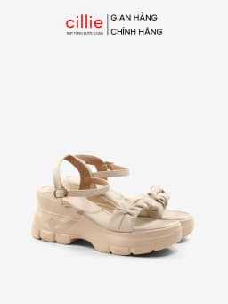 Thumbnail Giày Sandal Đế Xuồng Nữ Cillie Đế Bánh Mì Cao Dễ Mang Quai Nhún Êm Mềm Không Đau Chân SD26 1