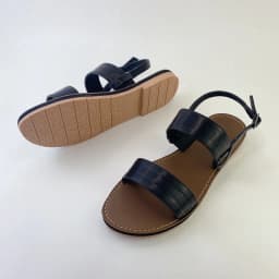 Thumbnail Giày Sandal đi học Thời Trang biển Hishoo Quai hậu Ngang Da Mềm Cao Cấp Có Bigsize VNXK Ulzzang Quai Mảnh Nam Nữ S050 3