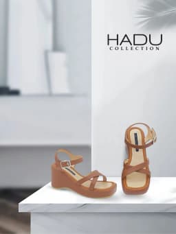 Thumbnail Giày Sandal Đế Xuồng 7P Quai Chéo XIARA HADU MX14 Da PU Cao Cấp Đế Cao Su Chống Trơn BH 12 Tháng 4